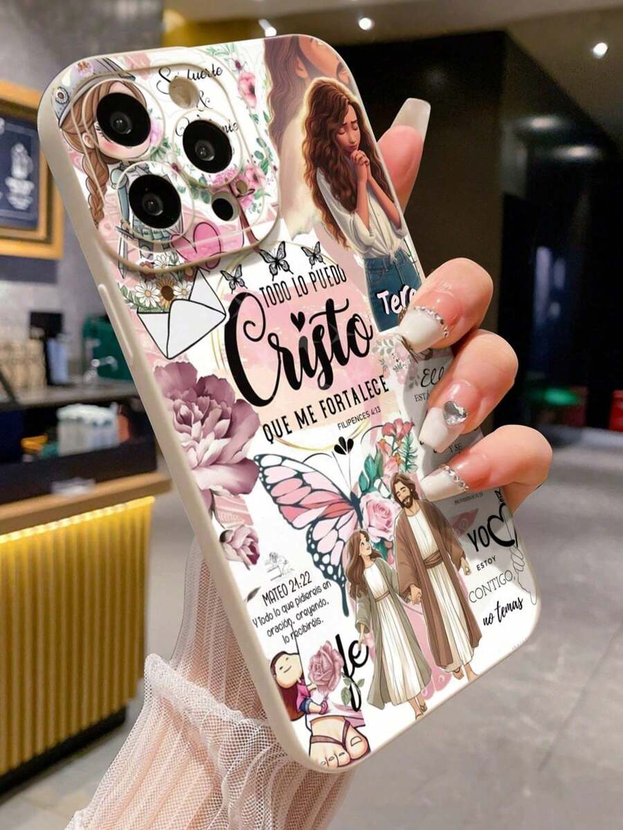 1 Elegant Phone Case (Does Not Include Lanyard Or Stand) 1 Elegant Phone Case (Does Not Include Lanyard Or Stand) Pink Heart-Shaped Fashionable Anti-Drop Jesus Oil Painting Phone Case Compatible Phones:  17/17 Pro/17 Pro Max/16/11/16 Pro/16 Plus/16 Pro Max/16E/15 Pro Max/13/14/12/XS/XR/7G/8P, Galaxy S25/S25 Plus/S25 Ultra/A16/A36/A26/A56/A50/A12/A32/A52/A72/A51/A21S/A13/A14/S24/S24 Plus/S24 Ultra/S20/S23/S22/A53/S20 FE/S21, 11/12 Pro/12/12X/13 Pro/14 Pro/15 Pro/X3 Pro, 10/9/Note 9/12C/Note 11 Pro/Note 8 Pro/9C/9A, Internal Version - 多色 5 - 查看 1
