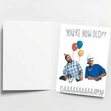 1 Set, Fun Birthday Card (Includes Envelope), Perfect Birthday Card For Family And Friends, "How Old Are You?", Humorous Birthday Card - View 4