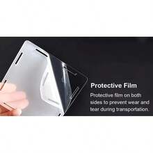 1pc Transparent Self-Assembly Display Box, Transparent Dust-Proof Protective Storage Cabinet, Black Base Storage Box - White - View 5