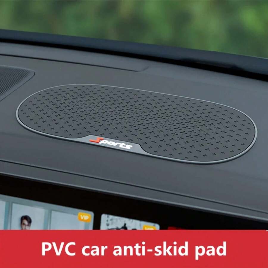 Non-Slip Car Phone Mat, Adhesive Non-Slip Mat, Silicone Non-Slip Car Dashboard Mat, Multifunctional Storage Mat, Car Interior Accessory, Navigation Holder Mat. - A - View 1