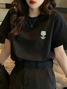 Women T-Shirts - Black - View 1