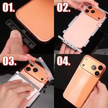 1pc High Definition Back Protective Film For Apple 17 Series, Apple 17 Pro / 17 Pro Max / 17 / Apple Air High Definition TPU Back Film, Full Edge Frame Back Film Full Coverage, Hydrogel Back Cover Protective Film, Ultra-Thin Anti-Drop Soft Sticker - Clear - View 7