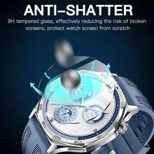 4pcs/Pack, Compatible With Huawei Watch GT6/GT5/GT5 Pro 46mm, 42mm And 41mm Screen Protector, Made Of Tempered Glass, 9H Hardness, High Definition Clarity, Suitable As Halloween And Christmas Gifts. - 4pcs, Clear for GT6 46mm - View 4