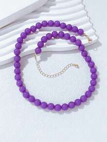 Emerald Green Chic Everyday Versatile Necklace Accessory, Suitable For Women - Emerald - View 7