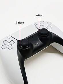 適用於 PlayStation 5/XB0X/SWITCH PRO/ROG Ally/Steam Deck/SWITCH 2 PRO，控制器矽膠搖桿穩定環套組，增加阻力，讓瞄準與射擊遊戲操作更輕鬆 - 查看 7