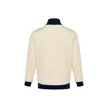 adidas originals WAFFLE TRACK TOP 華夫格運動早春立領拉鍊條紋針織外套 男款 - 杏色 - 查看 2