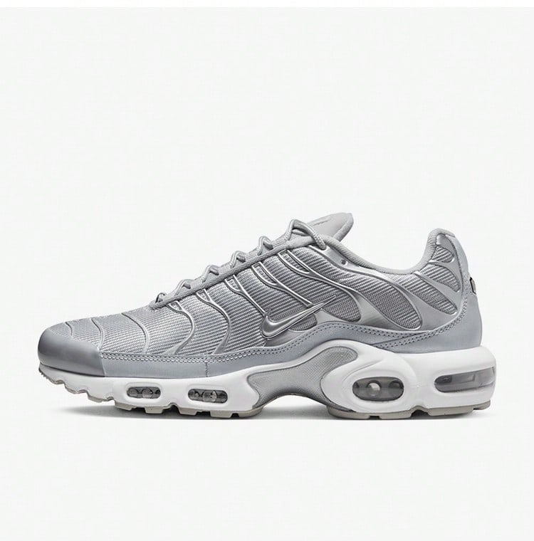 Nike AIR MAX PLUS Men's Cushioned Casual Sports Running Shoes FJ1012-095 - Silver Gray - View 1