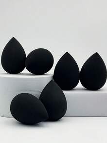 20/10/5pcs Face Paint Sponges - Body Painting And Makeup Art Supplies, Back To School Season, School Supplies - Black - View 1