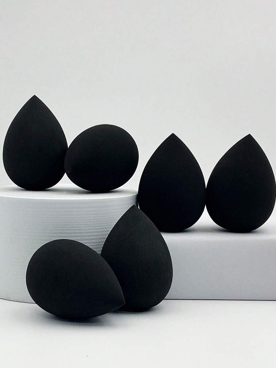 20/10/5pcs Face Paint Sponges - Body Painting And Makeup Art Supplies, Back To School Season, School Supplies - Black - View 1