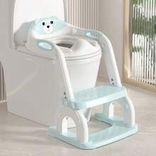 Bantalan Dudukan Toilet untuk Latihan Buang Air Kecil, Versi Terbaru untuk Anak-Anak Unisex, Bangku Pijakan Anti Cipratan dan Anti Selip, Ukuran Besar, Bahan yang Diperkuat - MultiWarna - View 13