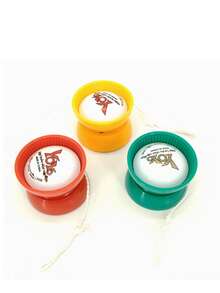 1pc Plastic Yo-Yo Beginner Starter YOYO Automatic Return String-Controlled Toy Random Color - Multicolor - View 6