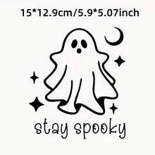 1pc Funny Ghost Car Stickers, Decorations For Electric Motorcycles, Car Windows, Windshields, Bumpers And Laptops - 1pc - View 7