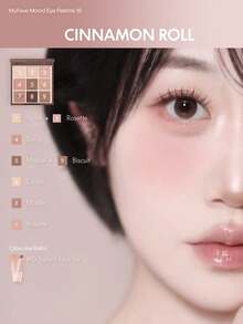 HOLIKA HOLIKA HOLIKA MY FAVE MOOD 眼影盤 16 CINNAMON ROLL 8g/0.28 Oz 絲滑多彩 | 自然霧面；9色盤，霧面妝效，高顯色，持久，易暈染的中性色調 K-Beauty 韓系彩妝 - 16#CINNAMON ROLL - 查看 7