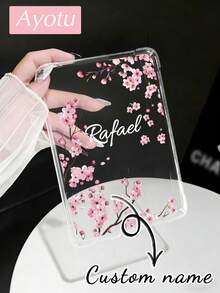 Ayotu Custom Sakura Pattern & Name Transparent Kindle Protective Case, Suitable For All-New Kindle Paperwhite 12th Generation (2024 Model, 7 Inch, Thin & Scratch-Resistant Silicone Back Cover Compatible With 6" All-New Kindle (11th Generation-2024/2022 Release, Compatible With Clara Colour, Clara Bw 6 Inch, Libra Colour 7 Inch - Multicolor - View 2