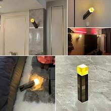 1pc 8-Color Color-Changing Potion Lamp - RGB Pixel Art Masterpiece | Gaming Room Decor Essential, Gamer Night Light And Creative Gift, Dynamic Color-Changing Simulated Virtual Potion, Ideal Choice To Bring Gaming Magic Into Real Life Spaces, 8-Color Potion Cube Night Light - Multicolor - View 4