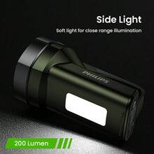 Philips Rechargeable Battery Flashlight, Ultra Long Life, Large Capacity, Portable Spotlight, Suitable For Outdoor And Emergency Lighting - Multicolor - View 10