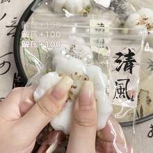 桂花捏捏樂慢回彈紓壓玩具，附桂花香氣逼真花朵，柔軟矽膠超軟觸感，紓壓工具 - 彩色 - 查看 5