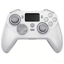 Kontroler Game Nirkabel G8 dengan Layar Pintar, Joystick Efek Hall, Ketegangan yang Dapat Diatur 30-90gf, Pemicu Mode Ganda, Tombol Makro, Turbo, Getaran Ganda, Sensor Gerak 6-Axis, Gamepad 2.4G/Berkabel/Bluetooth, Kompatibel dengan PC, Switch, Android, dan iOS - View 1