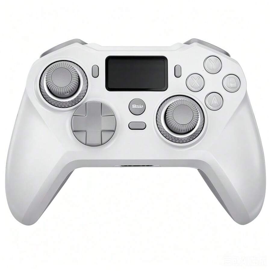 Kontroler Game Nirkabel G8 dengan Layar Pintar, Joystick Efek Hall, Ketegangan yang Dapat Diatur 30-90gf, Pemicu Mode Ganda, Tombol Makro, Turbo, Getaran Ganda, Sensor Gerak 6-Axis, Gamepad 2.4G/Berkabel/Bluetooth, Kompatibel dengan PC, Switch, Android, dan iOS - View 1