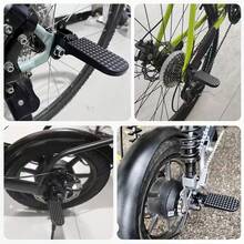 Universal Bicycle Rear Foot Pedal, Foldable Non-Slip Rear Seat Footrest, Single Bike Passenger Replacement Pedal Accessory - Multicolor - View 2
