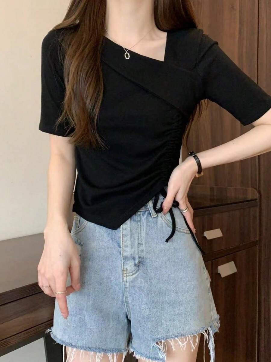 Women Tops - Black - View 1