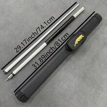 高品質撞球桿套組，配備 13mm 皮革桿頭，做工紮實，專業球手與資深愛好者的完美拍檔，節日送禮佳選 - 銀色 - 查看 3