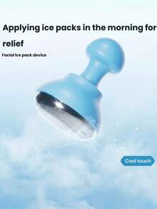 1pc Cooling Ice Facial Massager, Relieves Morning Puffiness And Post-Sun Burn - Multicolor - View 3