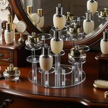 Transparent Cosmetic Perfume Display Rack, Desktop Storage Organizer, For Vanity And Bedroom - Multicolor - View 5