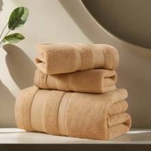 6-Piece Towel Set - 2 Each: Washcloths, Hand & Bath Towels - Soft Absorbent Quick Dry Collection For Daily Use, Gym, Beach - Fast  Delivery - Coffee Brown - View 4