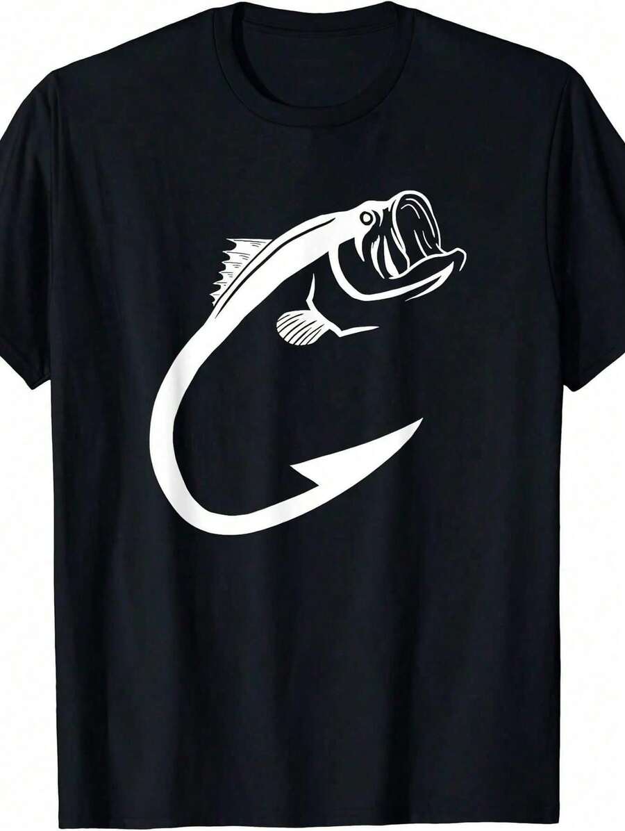 [Algodón Suave] Camiseta Casual de Algodón Suave para Hombre, Talla |   Negro, 180g |   Transpirable, Lavable aáquina |   Ropa de uso diario |   Adecuado para todas las estaciones | - Negro - Ver 1