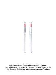 4pcs Silicone Lip Brush Sticks With Caps, Reusable Lip Applicators - Multicolor - View 11