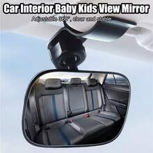 Universal Car Interior Rearview Mirror Baby Mirror Wide Angle Convex Mirror Clip-On Rearview Mirror, Convenient For Observing Rear Passengers - Rearview Auxiliary Mirror - View 7