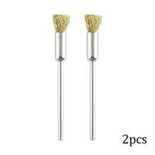 Nail Polishing Head Cleaning Brush, Copper Wire Polishing Wheel, Rust Removal Polishing Head, Electric Polishing Bowl-Shaped Cleaning Brush, Polishing, Deburring, And Rust Removal Tools. - Multicolor - View 10