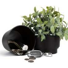 Flower Pot Diversion Safe- Includes Plants, Secret Storage Hidden Safe Box Keep Your Valuables Safe Like Money, Keys, And Jewelry - A - View 11