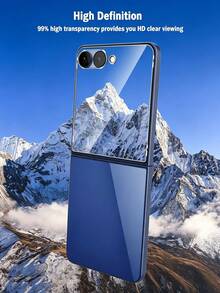 2片裝 Galaxy Z Flip 8 鋼化玻璃螢幕保護貼，9H 防刮無氣泡，相容 Z/Z Flip6/Z Flip5，可搭配手機殼使用，生日節日禮物 - 無色 - 查看 6