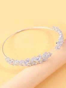 1pc Open Zirconia Arm Cuff Women's Fashion Accessory - Version - View 3