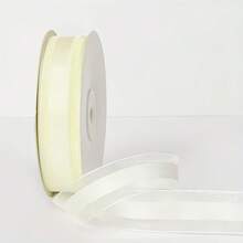 50yd Snow Gauze Ribbon With Fresh Flower Packaging Paper, Bouquet Ribbon, Satin Ribbon, Silk Ribbon, 2.5cm Wide, Cake Wrapping, Gift Floral Material - 50 Yards Gold-edged Ribbon - View 21