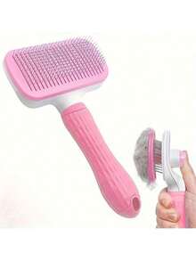 Pet Massage Comb, Pet Deshedding Grooming Brush - One-Click Easy Removal Of Loose Undercoat Fur For Cats And Dogs - View 13