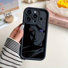 [24h Versand Aus DE/FR/ES]Two-Color Black White Dual Color Eyes Anime Character Phone Case, Matte Shockproof Full Lens Protective Cover,  Birthday & Christmas Gift For Manga Fans, Fits  17/16/15/14/13/12/11 Plus Pro Max/17Air/16e,  Galaxy S21-S26 Ultra/Edge/Fe/Plus, ,  Phones, Anti-Scratch Slim Non-Slip TPU Stylish Phone Shell For Teens & Adults - 2 - View 6