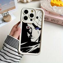 [24h Versand Aus DE/FR/ES]Two-Color Black White Dual Color Eyes Anime Character Phone Case, Matte Shockproof Full Lens Protective Cover,  Birthday & Christmas Gift For Manga Fans, Fits  17/16/15/14/13/12/11 Plus Pro Max/17Air/16e,  Galaxy S21-S26 Ultra/Edge/Fe/Plus, ,  Phones, Anti-Scratch Slim Non-Slip TPU Stylish Phone Shell For Teens & Adults - 2 - View 3