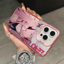 24h Versand aus DE/FR/ES – Japanischer Manga Sci-Fi Mecha Battle Girl 02 DARLINGS Modernes japanisches koreanisches Cartoon farbiges silbernes hartes mattes stoßfestes und stoßsicheres Gehäuse für iPhone 17 16 15 14 13 12 11 Pro Pro Max Plus & Galaxy S21 S22 S23 S24 S25 S26 Ultra & 13 14 15 Pro Ultra, besonderes Geschenk für Anime-Enthusiasten, Mecha-Fans, Sammler, Modefans, Geschenkfreunde, Geschenkfreunde - 1 Stück Bildfarbe - Übersicht 5