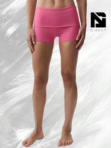 3" ALO Softsculpt Low-Rise Foldover Short - Paradise Pink - View 1
