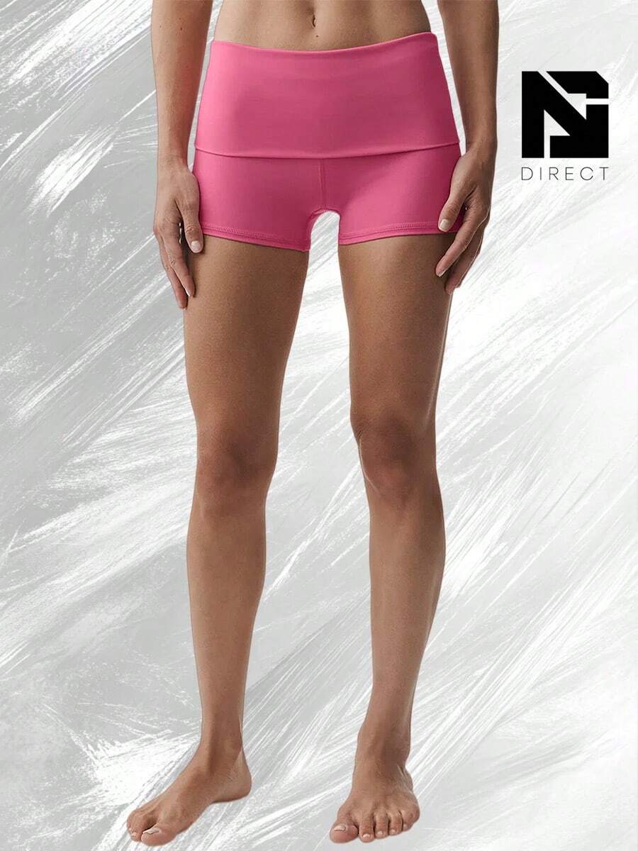 3" ALO Softsculpt Low-Rise Foldover Short - Paradise Pink - View 1