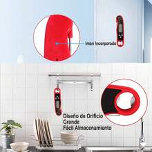 180° Foldable Digital Kitchen Thermometer, Stainless Steel Probe With Display, Temperature Meter For Meat, BBQ, Baking And Liquids - One Size Fits All - View 2