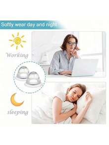 6pcs Silicone Breast Pump, No Electricity Required, Suitable For Flat And Inverted Nipples, Adjustable Suction, Breastfeeding Aid Tool - A - View 3