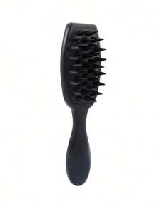 1pc Scalp Massage Shampoo Brush, Soft Silicone Bristles Long Handle Hair Comb, Ergonomic Macaron Color Shower Hair Care Cleaning Brush, Suitable For Curly Hair, Home Bathroom Use - Multicolor - View 10