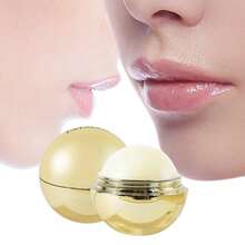 FATAZEN Portable Gold Spherical Lip Balm, Natural Plant Oil Extract, Deep Moisturizing, Reduces Lip Lines, Brightens Lips, Softens Dry And Cracked Lips, Daily Lip Care - Honey - View 5