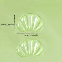 Silicone Heel Pads For Women, Anti-Slip Heel Grips For High Heels, Heel Inserts To Prevent Heel Slipping, Half Size Down Shoe Pads - Clear - View 2