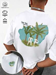Men T-Shirts - White-6 - View 3