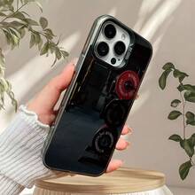 Phone Case - 1 Piece, Classic Dark Red Design With Black Barbell Pattern, Luxury Case With Rainbow IMD Material. | Drop-Proof And Wear-Resistant | High Aesthetic Appeal | Unisex | Compatible With IPhone 325 And Other Apple Phone Series. Premium Quality Case, Perfect Corporate Gift For Friends, Family, Fans, And Holidays. - 混合色 1 - 查看 5